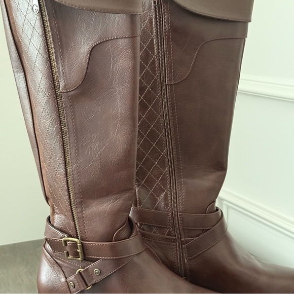 GBG by Guess Brown Haydin Knee High Boots Size 7.5M - Picture 8 of 13